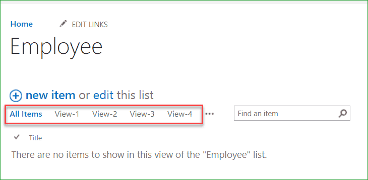 display more than 3 views in SharePoint list or library